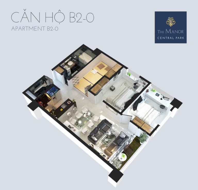 căn hộ 2 ngủ + the manor central park nguyễn xiển căn hộ 2 ngủ + the manor central park nguyễn xiển