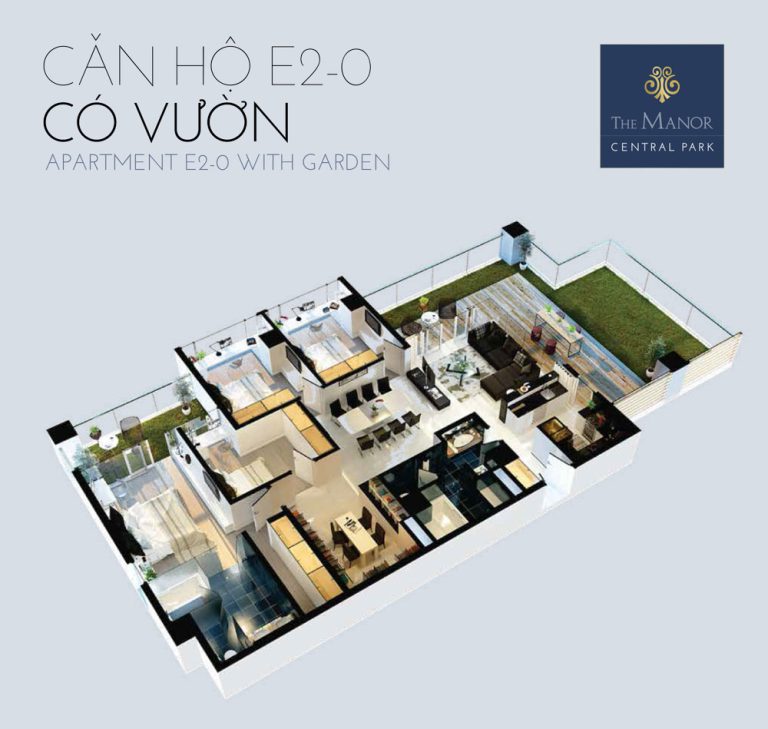 căn hộ chung cư có sân vườn dự án the manor central park 2 căn hộ chung cư có sân vườn dự án the manor central park 2