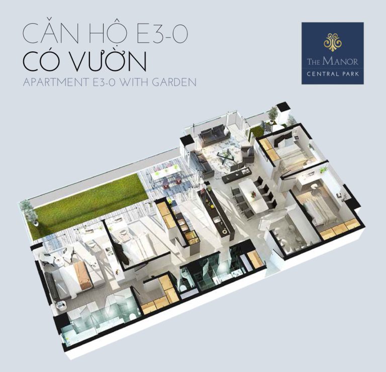 căn hộ chung cư có sân vườn dự án the manor central park 3 căn hộ chung cư có sân vườn dự án the manor central park 3
