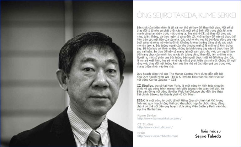 kiến trúc sư thiết kế chung cư the manor central park